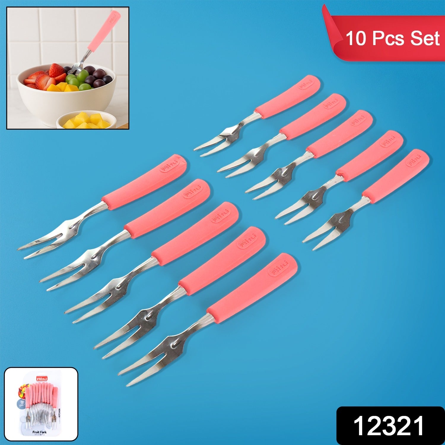 Eleganza Fruit Fork Set Eleganza Fruit Fork Set